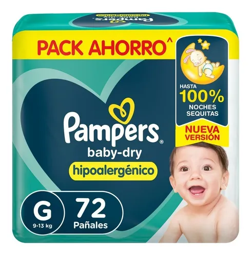 PAMPERS BABY-DRY – Pañalera Belyan
